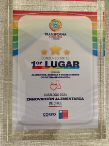 Premio Primer Lugar en Innovación Alimentaria de Chile 2024